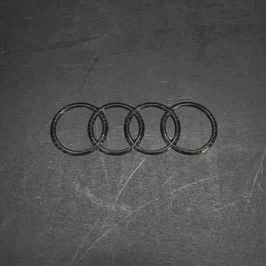 Emblem Logo Badge AUDI in Prepreg Carbon Fiber - AUDI - RSI c6