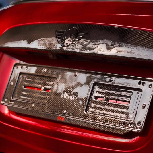 License Car Plate Holder in Carbon Fiber by RSI c6 - RSI c6