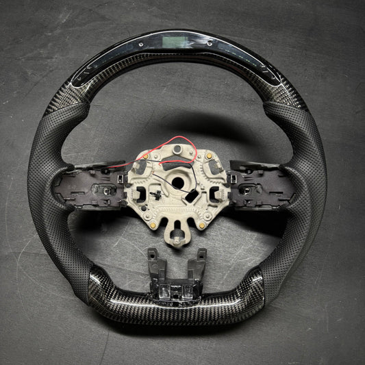 Steering Wheel Custom in Carbon Fiber with LED Display - MINI LCI F54 / F55 / F56 / F57 /F60 - RSI c6