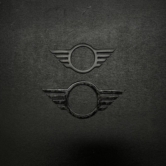 Cover Emblem Logo Badge MINI in Forged Carbon - MINI R Series & F Series - RSI c6