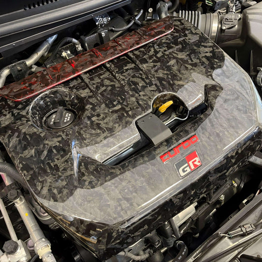 Engine Cover in Forged Carbon Fiber - Toyota GR Corolla - RSI c6