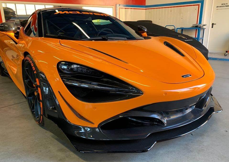 Front Blade Splitter in Carbon Fiber - McLAREN 720S - RSI c6