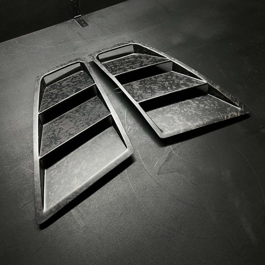 Front Bonnet Extractor in Forged Carbon Fiber - ALL MODELS OF CAR - RSI c6