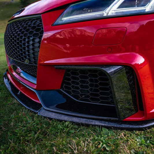 Front Bumper Fins Canards Splitter in Forged Carbon - AUDI TT RS Pre FL - RSI c6