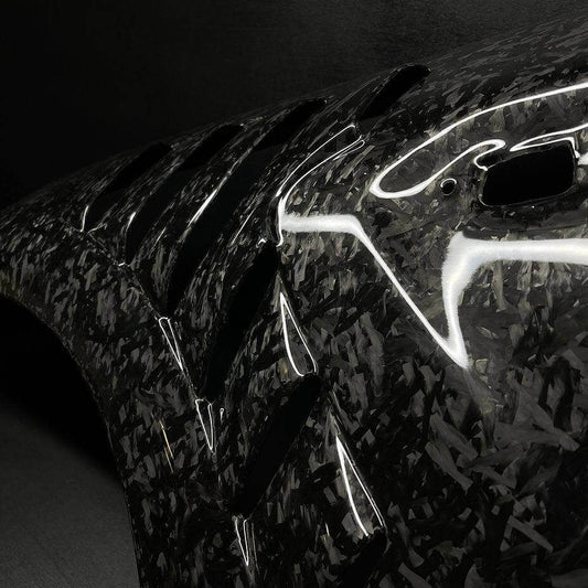 Front Vented Fenders in Forged Carbon Fiber - BMW F87 M2 & M2C - RSI c6