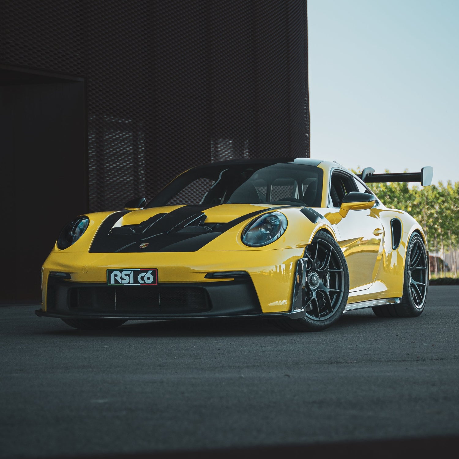 992GT3 RS★ Porsche 911 992 GT3 RS Front Lip with Uprights in Carbon Fiber