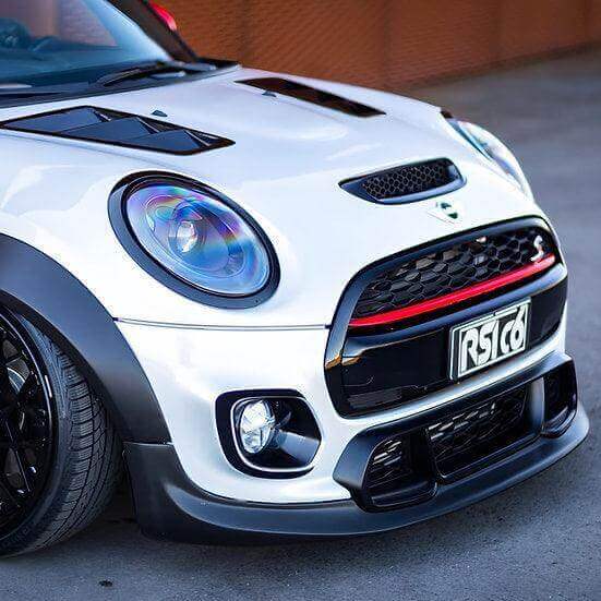 Front Lip in Forged Carbon - MINI F55 / F56 / F57 JCW Bumper - RSI c6