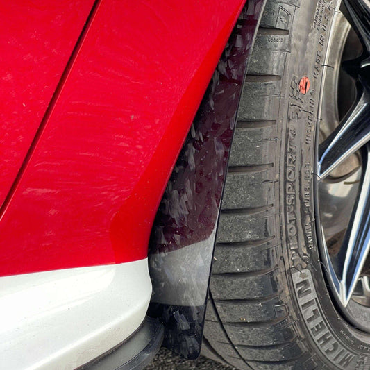 Front Mud Flaps in Forged Carbon Fiber - Toyota GR Yaris - RSI c6