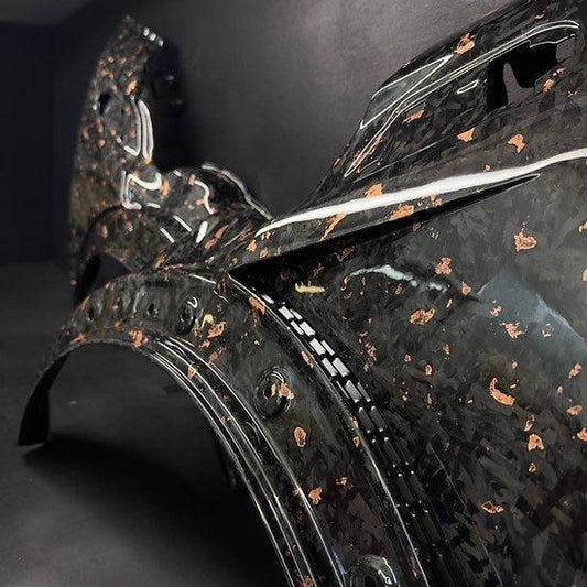 Front Fender Vented in Forged Carbon - MINI R55 / R56 / R57 / R58 / R59 / GP2 - RSI c6