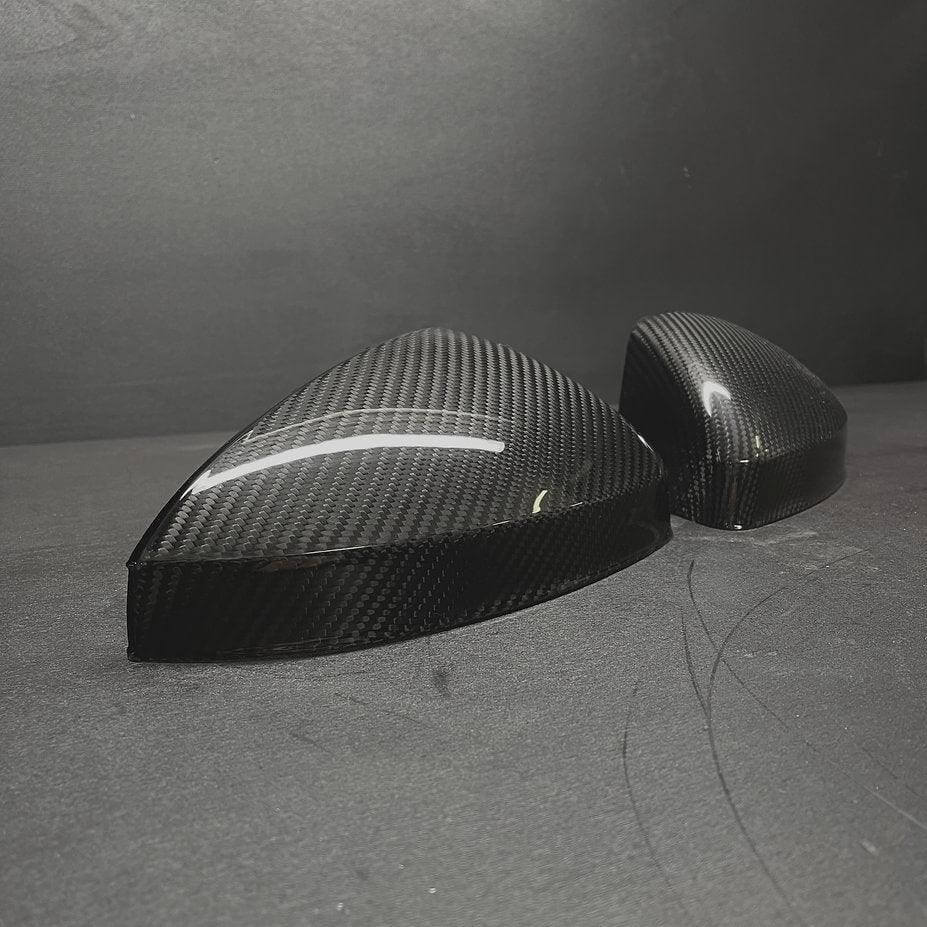 Side Mirror Caps in Carbon Fiber - AUDI TT / TTS / TT RS 8S Mk3 - RSI c6