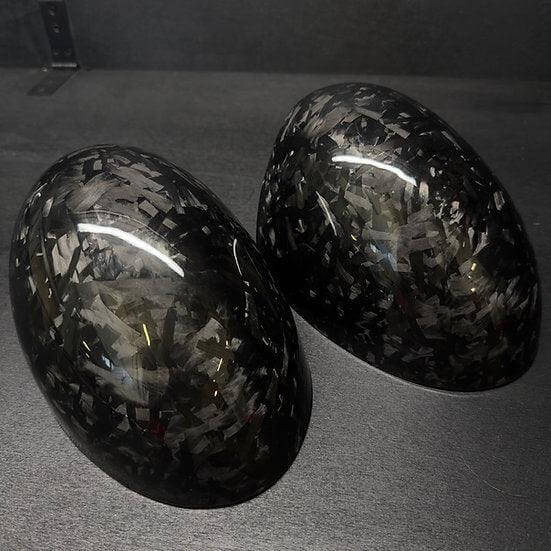 Real Carbon Fiber Side Mirror Cover Caps – For BMW Mini F54 F55 F56 F57 F60 2020-23