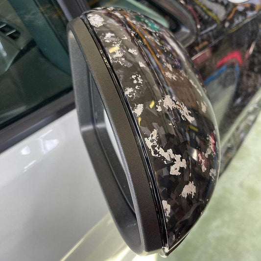 Side Mirror Caps in Forged Carbon Fiber - VW Golf 7 / 7.5 - RSI c6