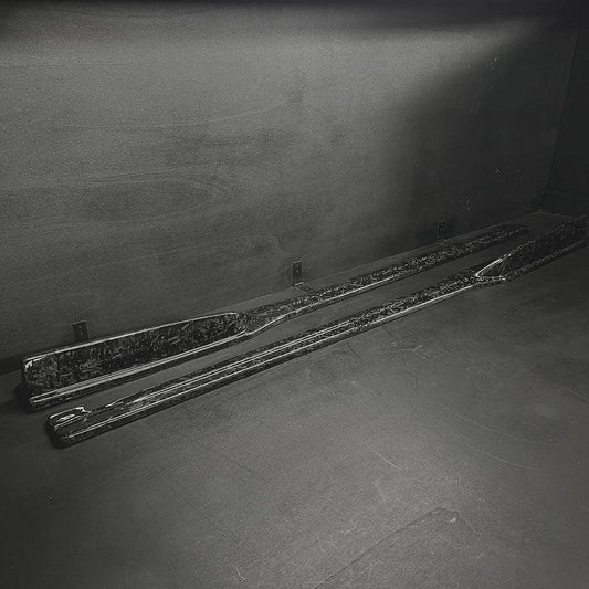 Side Skirts in Forged Carbon Fiber - AUDI TT / TTS / TT RS 8S Mk3 - RSI c6