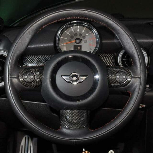 Steering Wheel Trims in Carbon Fiber - MINI R55 / R56 / R57 / R58 / R59 / R60 / R61 - RSI c6