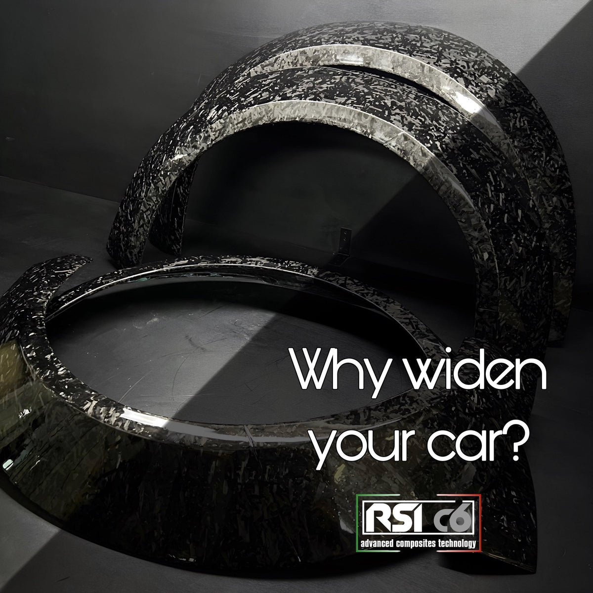 WHY WIDEN tuo CAR? Check nostro Fibra di carbonio Wide Components - RSI c6