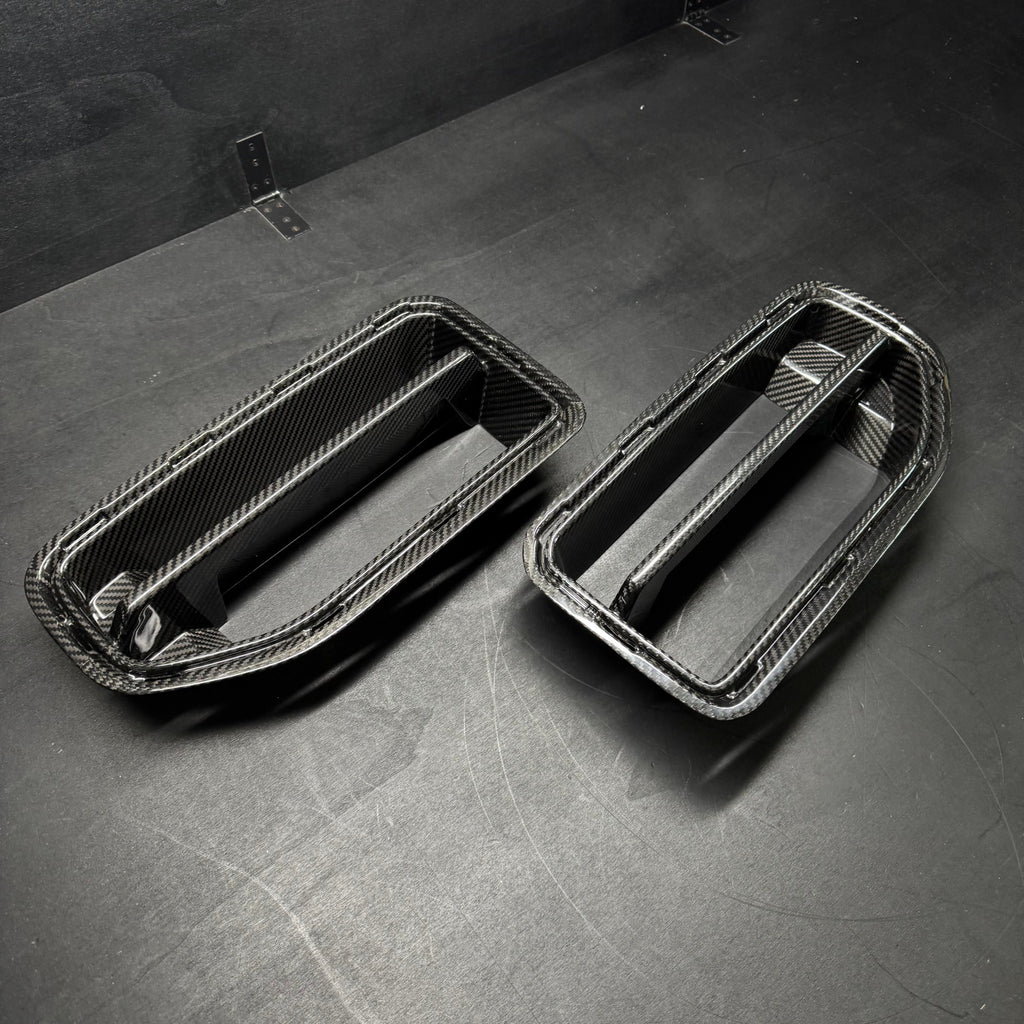 Carbon Grill Kidneys in Fibra de carbono - BMW G87 M2 - RSI c6