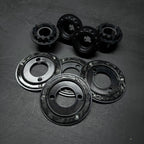 Centerlock with forged carbon crown for MINI GP3 Wheels by RSI c6