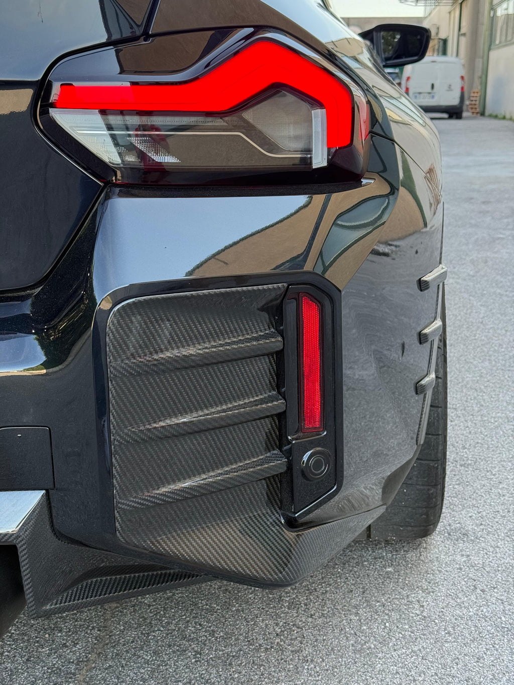 Inserto paraurti posteriore in fibra di carbonio - BMW M2 G87