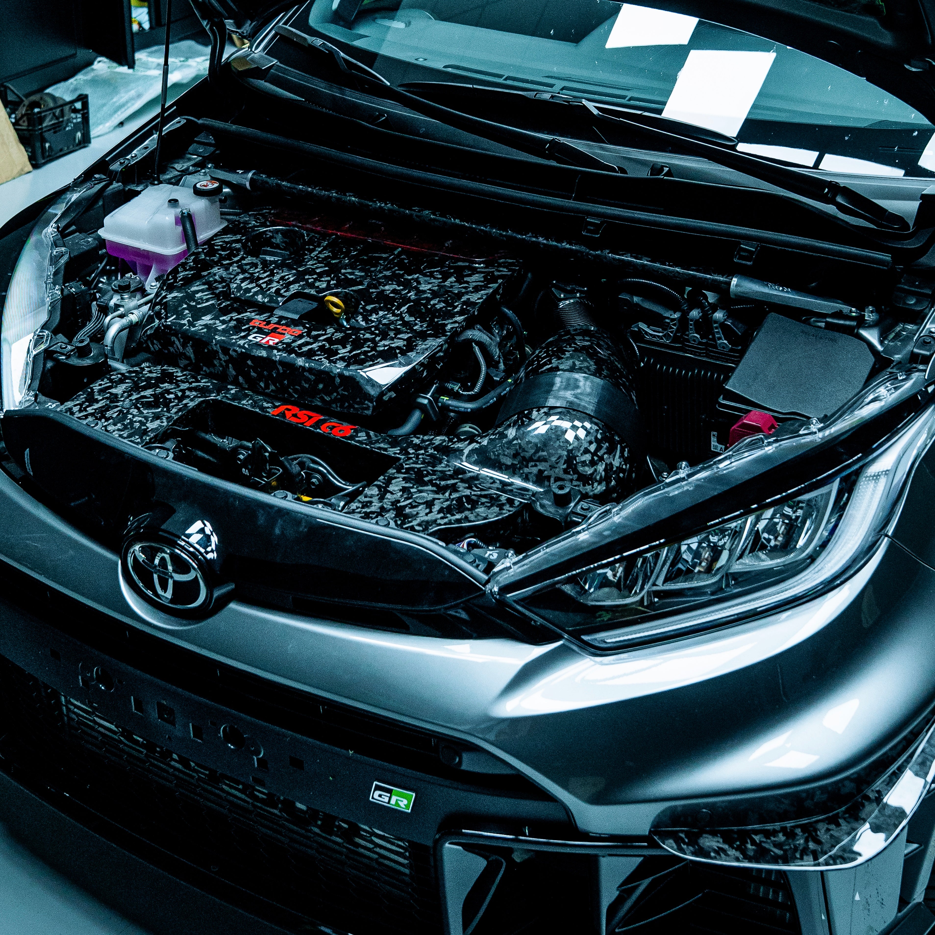 Intake, Engine Cover, Aero & Strut Bar Carbon Fiber for Toyota GR Yaris by RSI c6