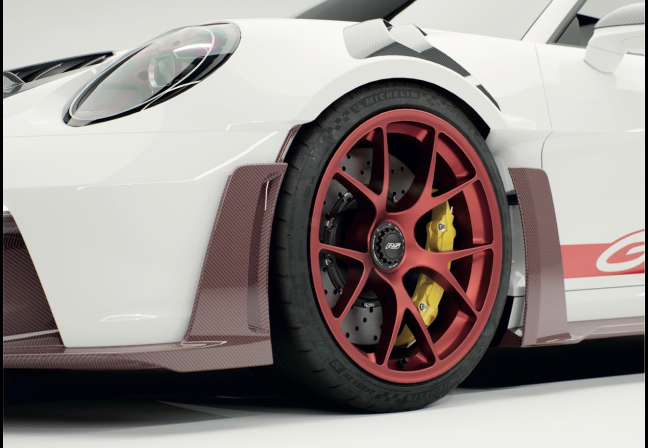 PORSCHE 911 GT3 RS (992) - Full Carbon Kit with Custom Texture