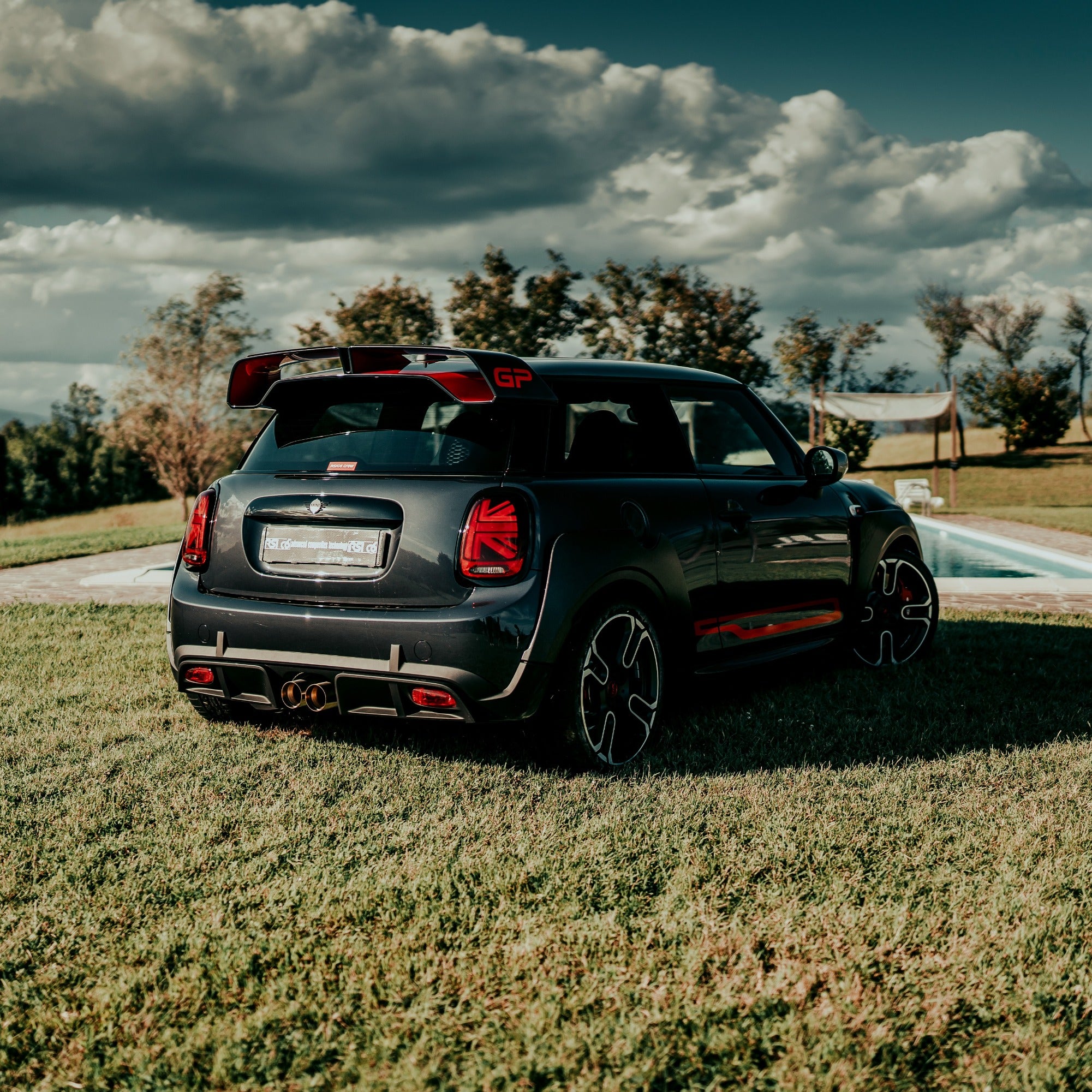 mini Cooper GP3 carbon fiber car parts body kit by RSI c6