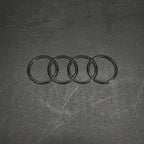 Emblem Logo Badge AUDI in Prepreg Carbon Fiber - AUDI - RSI c6
