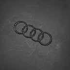 Emblem Logo Badge AUDI in Forged Carbon - AUDI - RSI c6