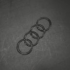 Emblem Logo Badge AUDI in Forged Carbon - AUDI - RSI c6