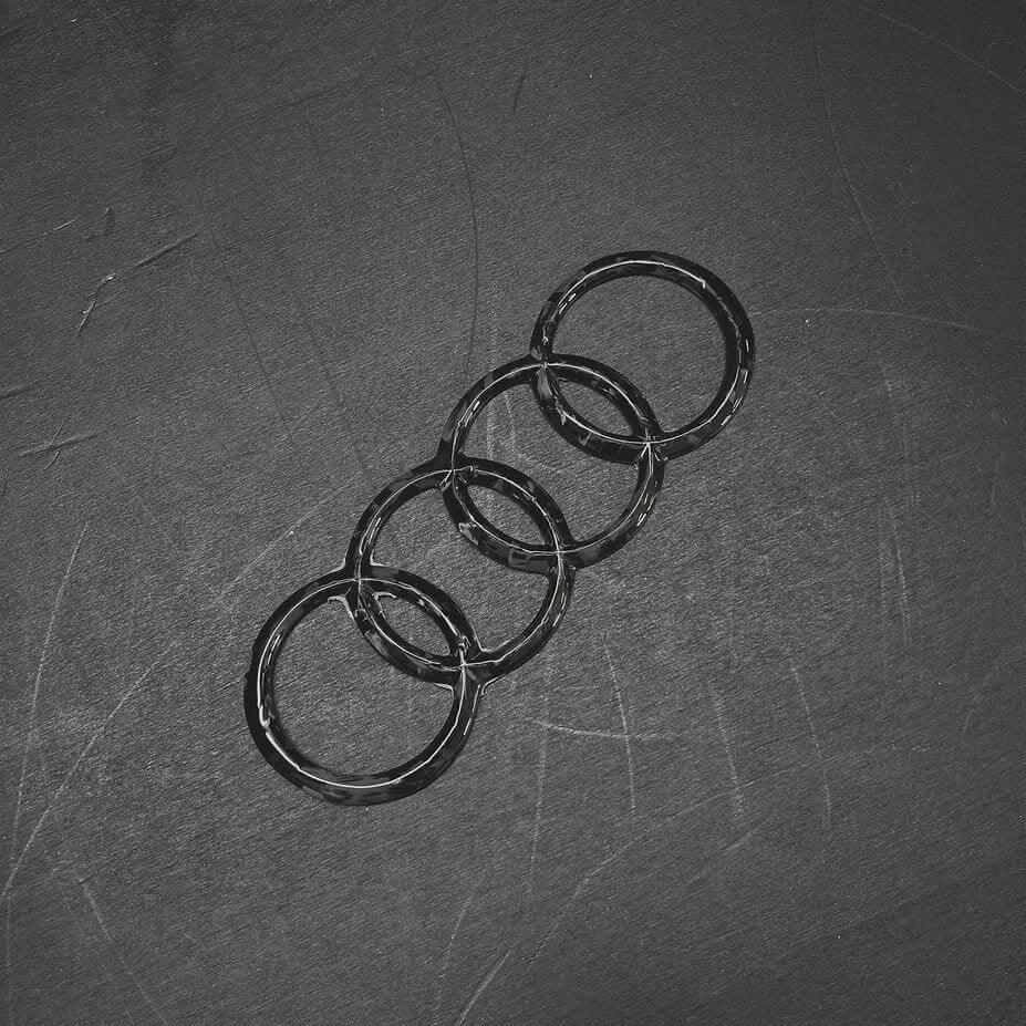 Emblem Logo Badge AUDI in Forged Carbon - AUDI - RSI c6