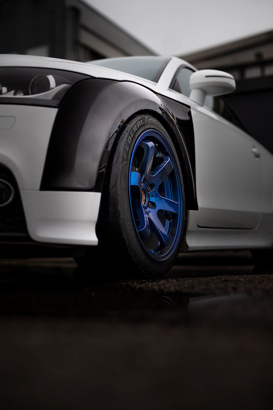 Audi TT mk2 Body kit in carbon fiber, fender by RSI c6