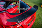 Rear big spoiler and rear trunk spoiler in forged carbon fiber for AUDI TT 8s mk3 by RSI c6