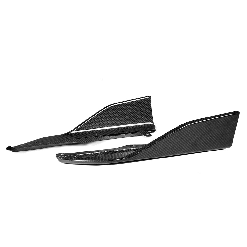 Sides Skirts Fins in Prepreg Carbon Fiber for BMW 2 Series G42 by RSI c6