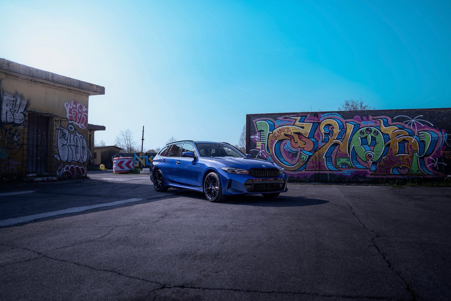 Carbon fiber body kit for BMW 3 series: steering wheel, magnetic paddle shifter, mirror caps, grill and other more