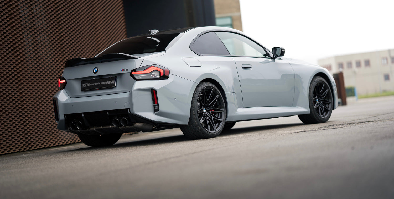 Carbon Fiber Body kit for BMW M2 G87: sides skirts, diffuser, grille, front lip, mirror caps, ducktail, spoiler and other more