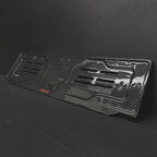 License Car Plate Holder in Carbon Fiber by RSI c6 - RSI c6
