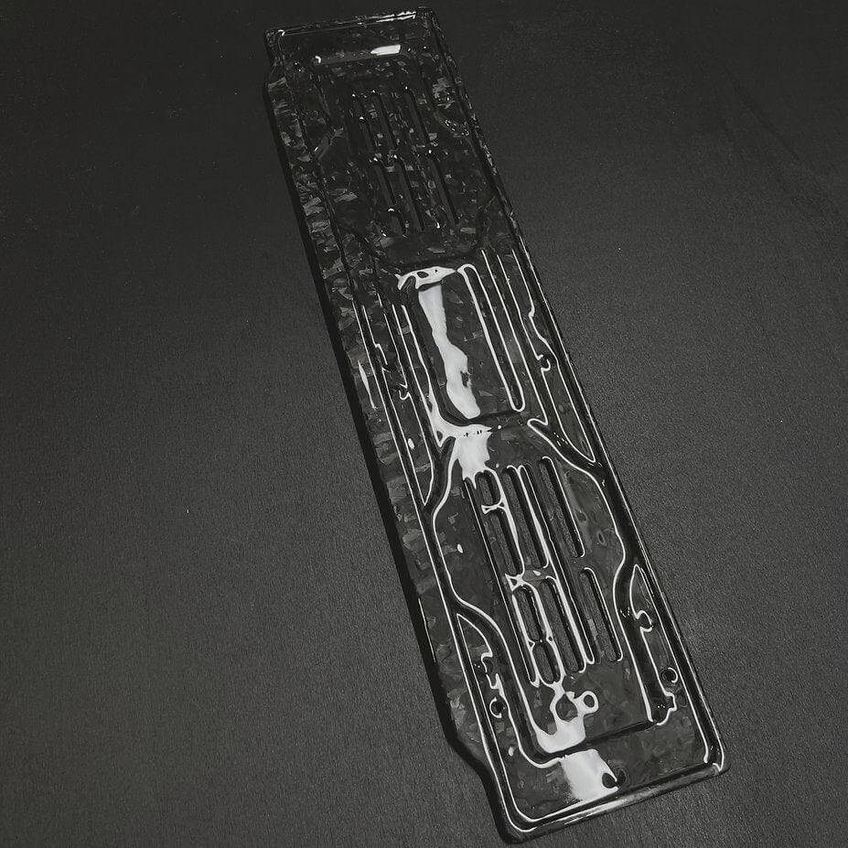 Car License Plate Holder in Forged Carbon by RSI c6 - RSI c6