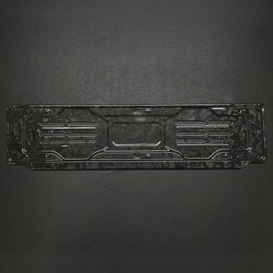 Car License Plate Holder in Forged Carbon by RSI c6 - RSI c6