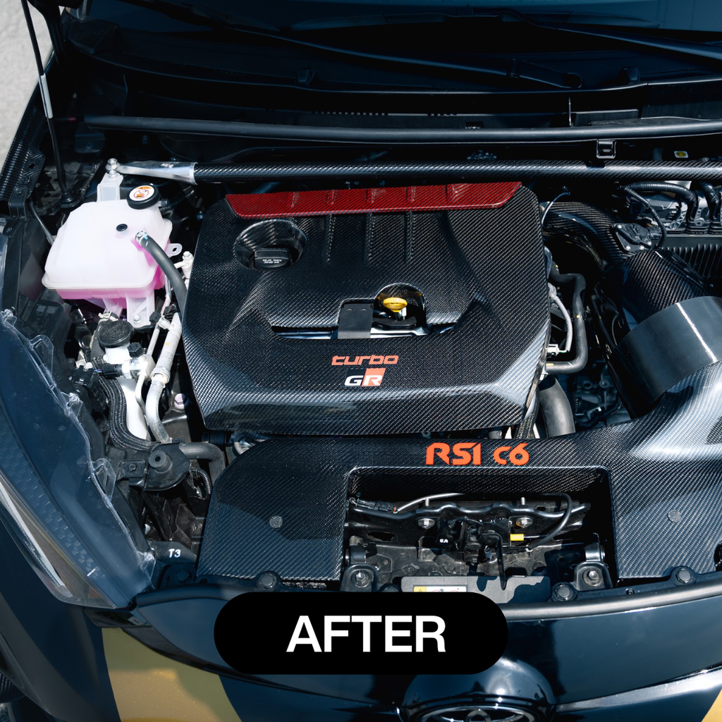 Engine Cover in Prepreg Carbon Fiber for Toyota GR Yaris by RSI c6 after