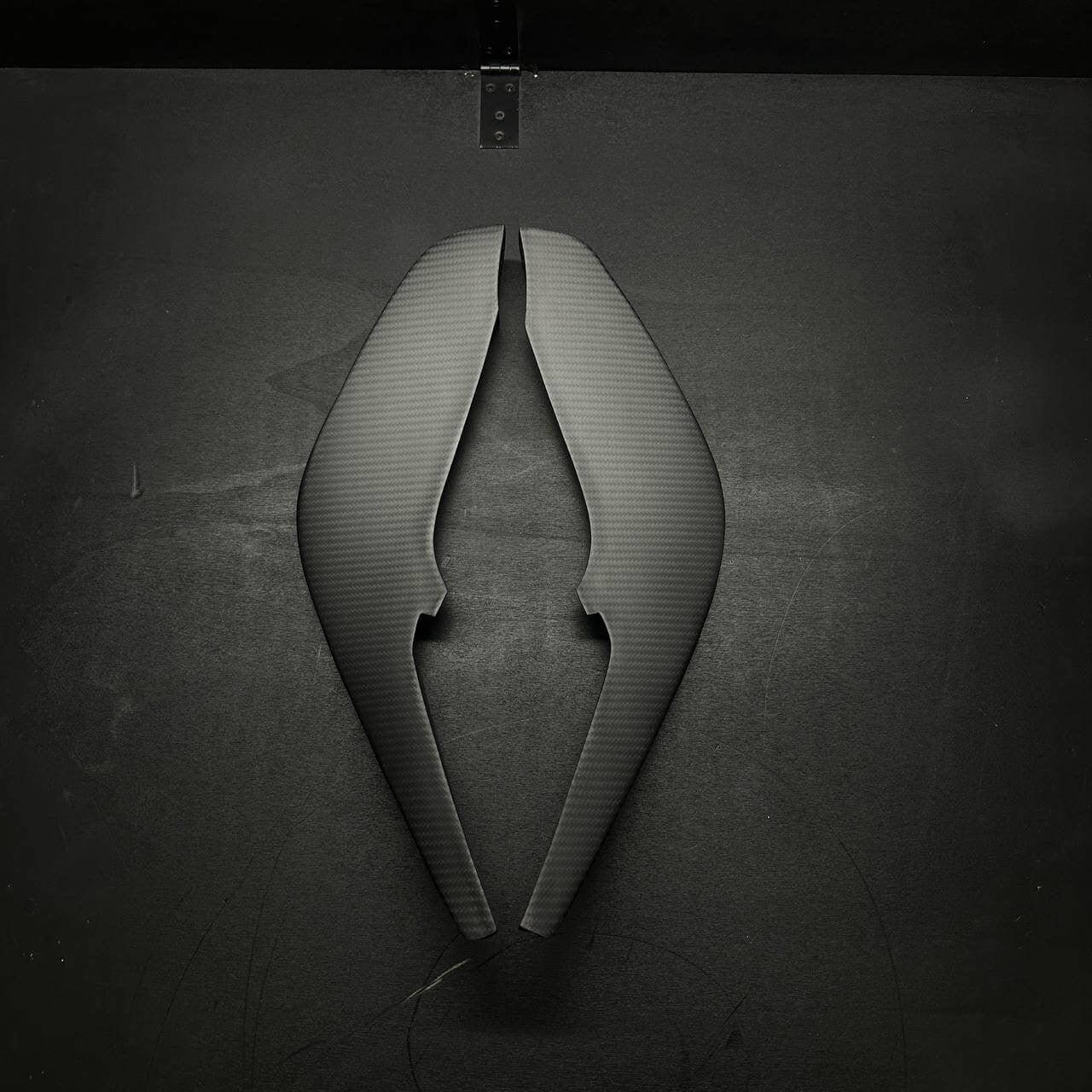 Front Bumper Canard Set in Prepreg Carbon Fiber - Toyota GR Yaris - RSI c6