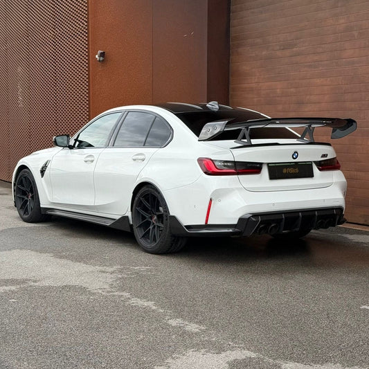 Carbon Fiber Car Parts for BMW M3 M4 G80 G81 G82 G83 sides skirts, front lip, mirror caps, carbon grill and other more by RSI c6