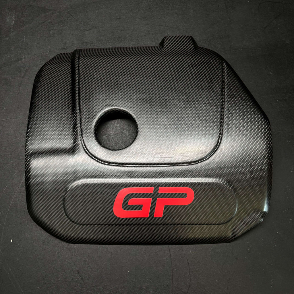 Engine Cover in Prepreg Carbon Fiber for  MINI JCW LCI F54 / F55 / F56 / F57 / F60 / GP3 by RSI c6 with GP logo