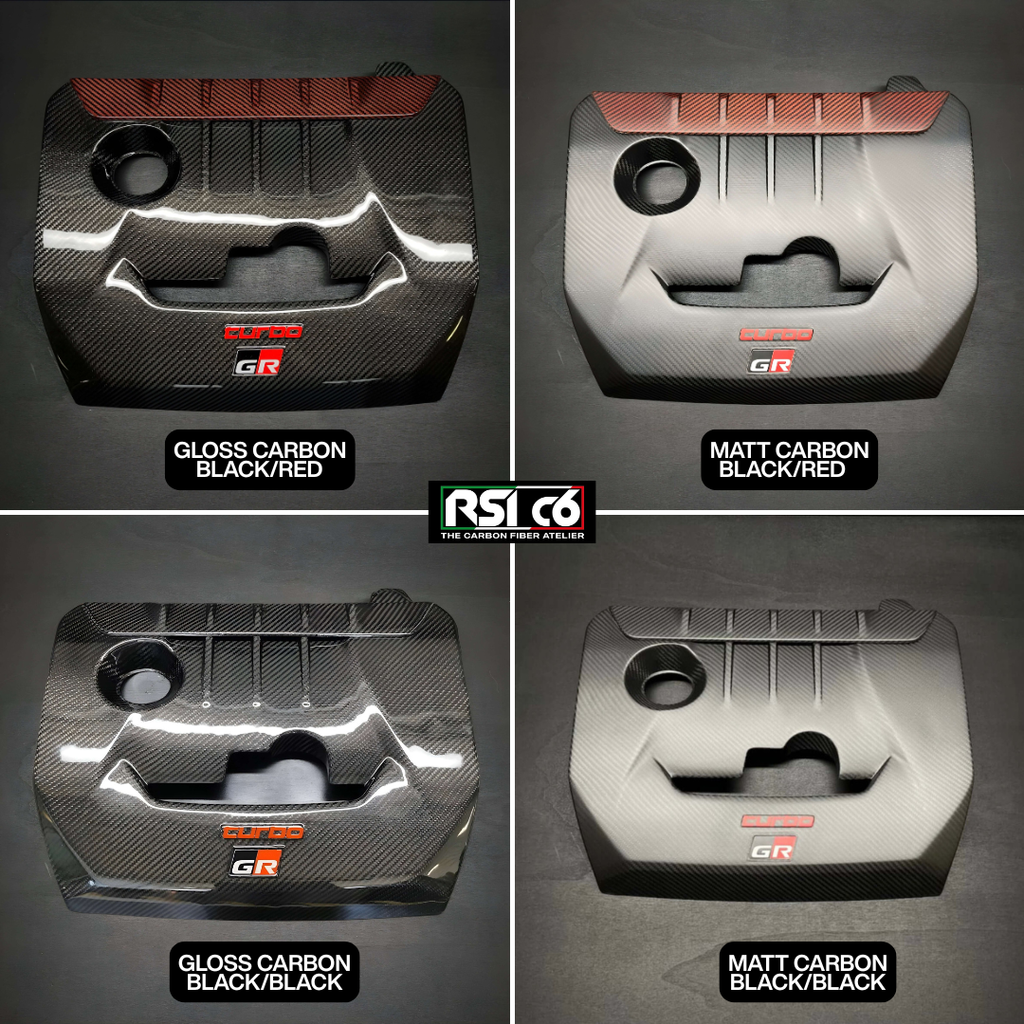 Engine Cover in Prepreg Carbon Fiber for Toyota GR Yaris by RSI c6