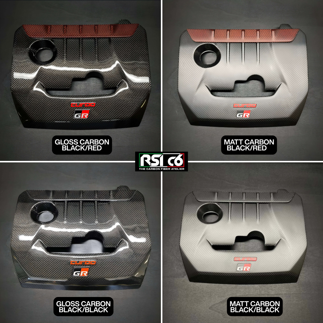 Engine Cover in Prepreg Carbon Fiber for Toyota GR Yaris by RSI c6