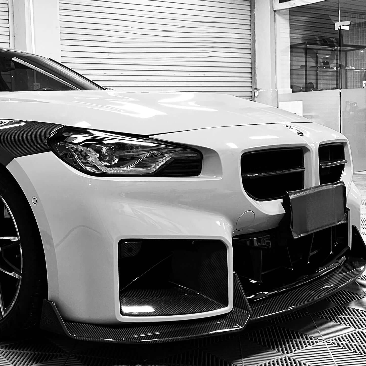 Front Lip in Carbon Fiber for BMW M2 G87 by RSI c6