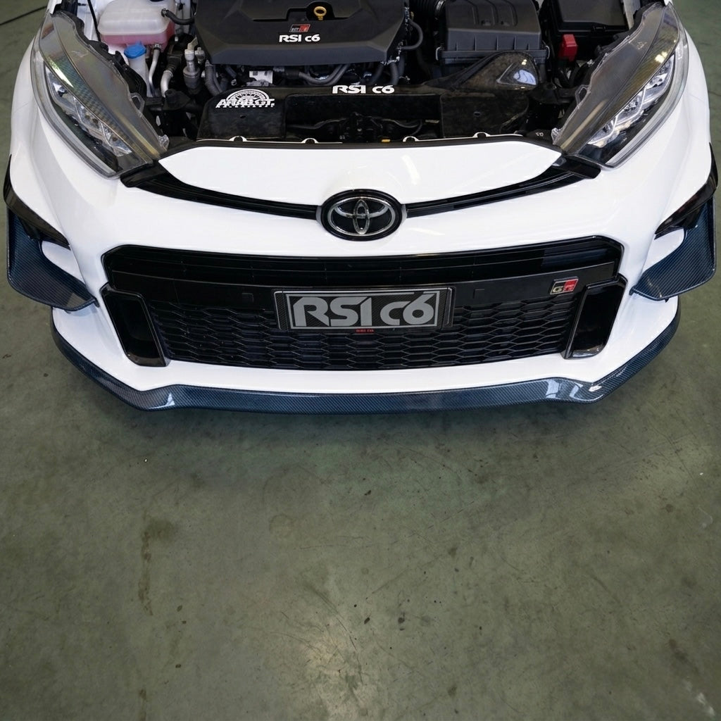 Front Lip in Carbon Fiber for Toyota GR Yaris mk1 by RSI c6
