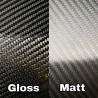 differences between gloss carbon fiber and Matt carbon fiber by rsi c6