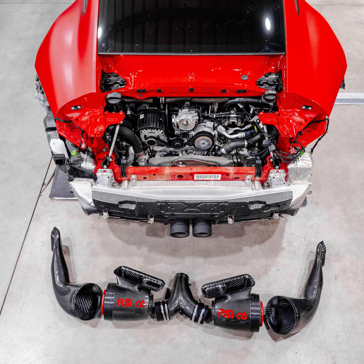 Intake in Prepreg Carbon Fiber for PORSCHE 911 GT3 RS (992) by RSI c6