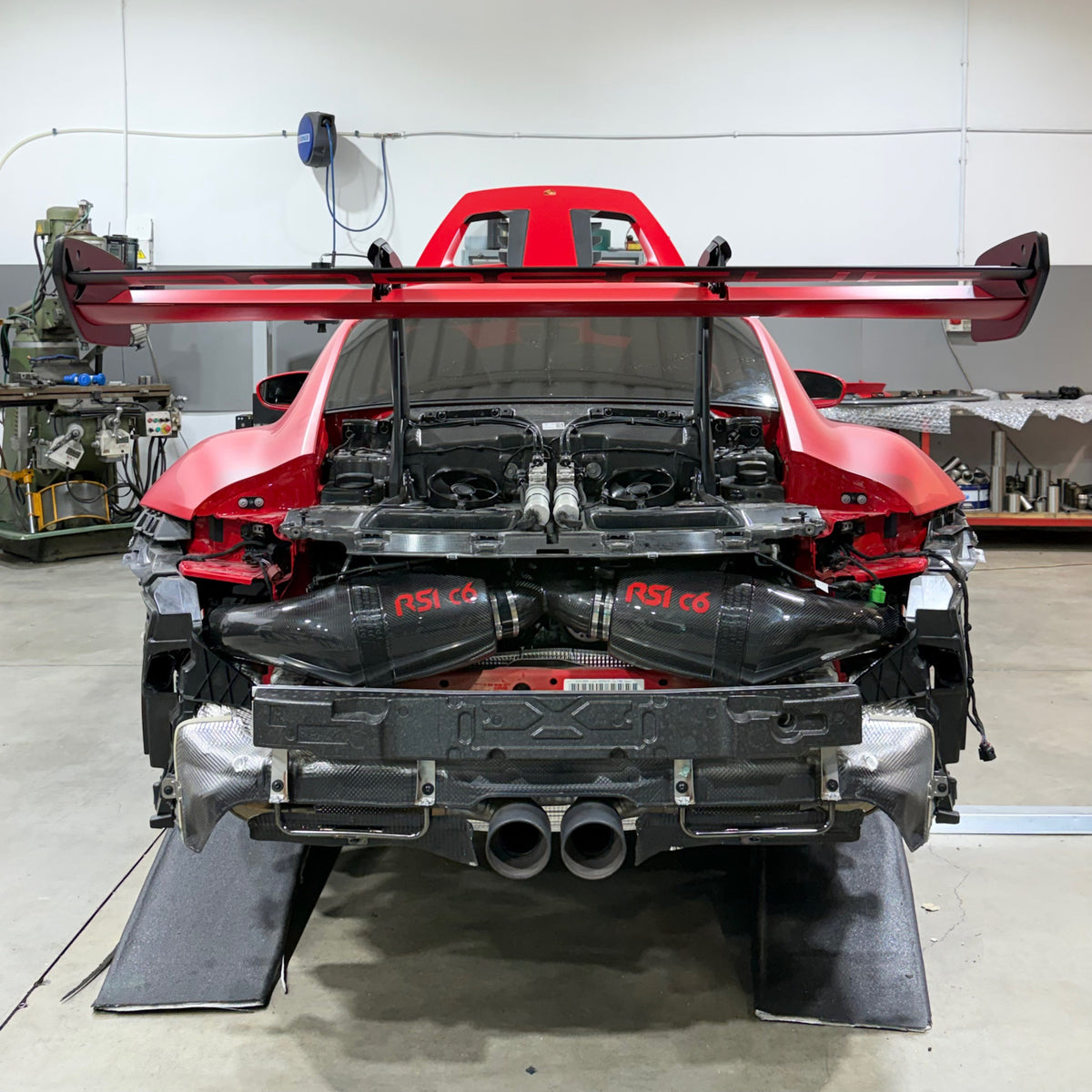 Intake in Prepreg Carbon Fiber for PORSCHE 911 GT3 RS (992) by RSI c6