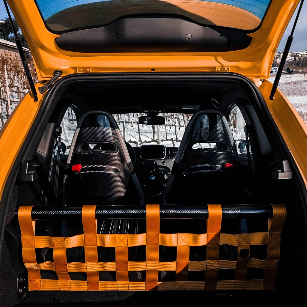 Rear Strut Bar in Prepreg Carbon Fiber or Forged Carbon - FIAT 500 Abarth - RSI c6