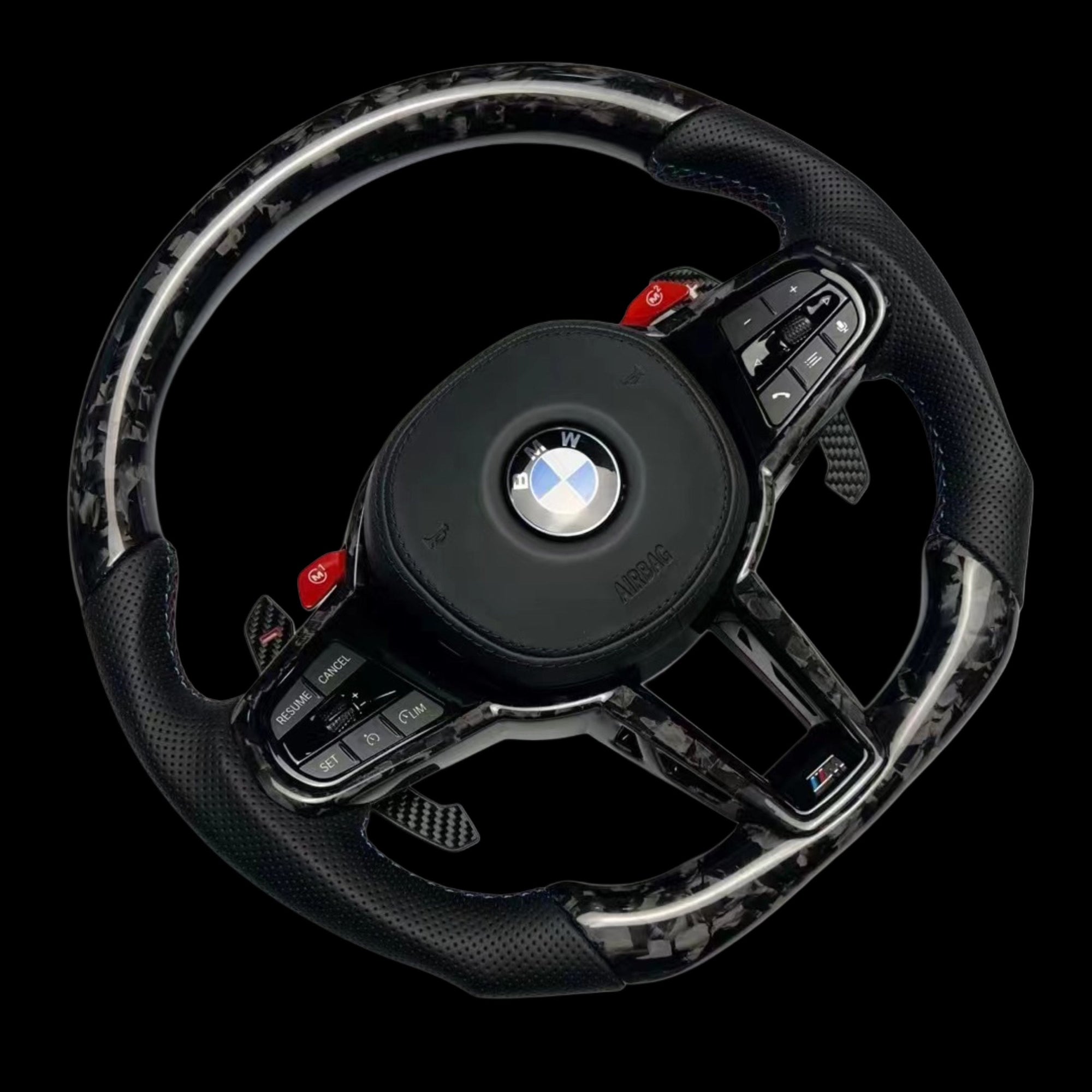 Carbon fiber steering wheel for BMW M2 G87 BMW M3 G80 G81 BMW M4 G82 G83 by RSI c6